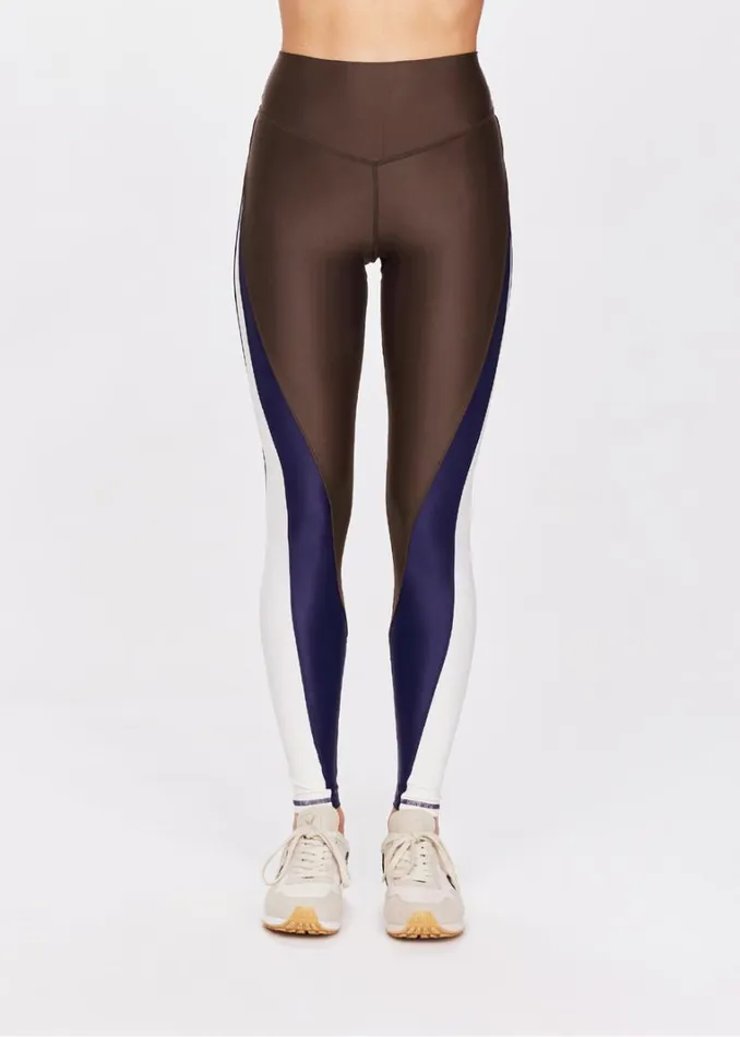 The Upside ICON 28IN HIGH RISE PANT Chocolate Shop Leggings