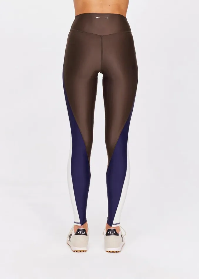 The Upside ICON 28IN HIGH RISE PANT Chocolate Shop Leggings