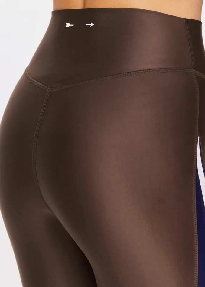 The Upside ICON 28IN HIGH RISE PANT Chocolate Shop Leggings