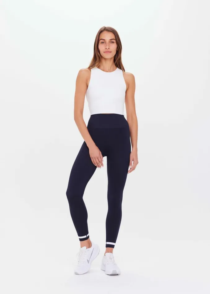 The Upside JACINTA CROP TANK White Shop Sports Bras