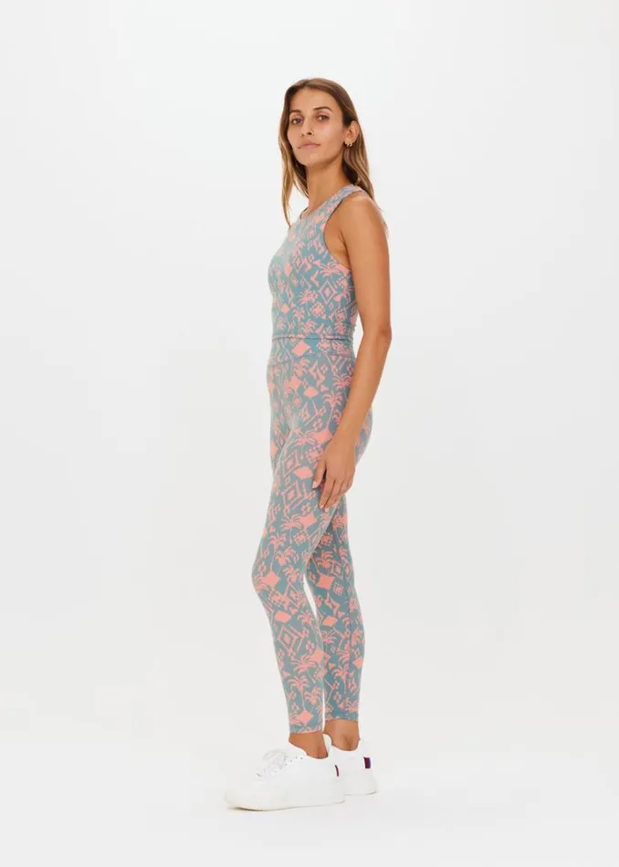 The Upside JARDIN 25IN HIGH MIDI PANT Lagoon Shop Leggings