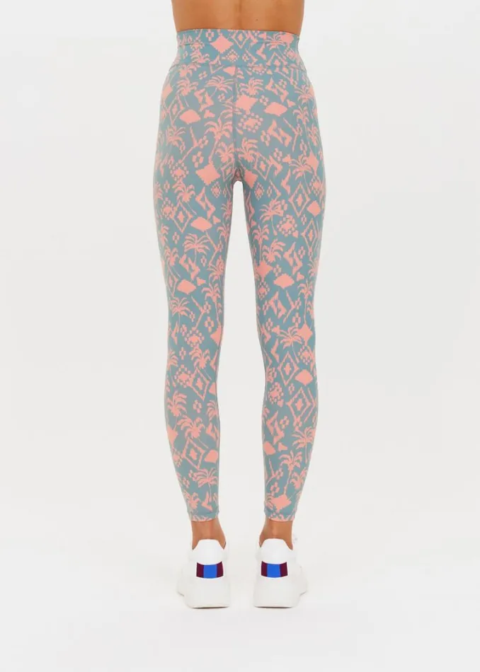 The Upside JARDIN 25IN HIGH MIDI PANT Lagoon Shop Leggings