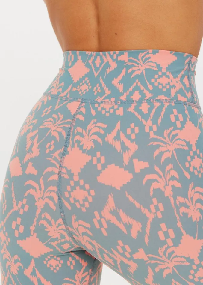 The Upside JARDIN 25IN HIGH MIDI PANT Lagoon Shop Leggings