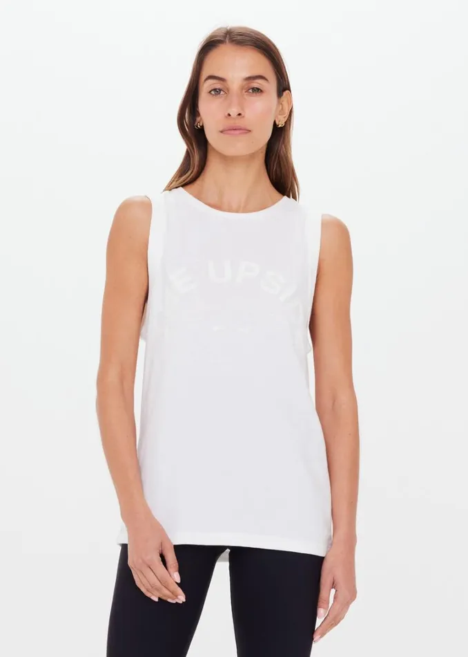 The Upside JEET TANK White Shop Shirts and Tanks