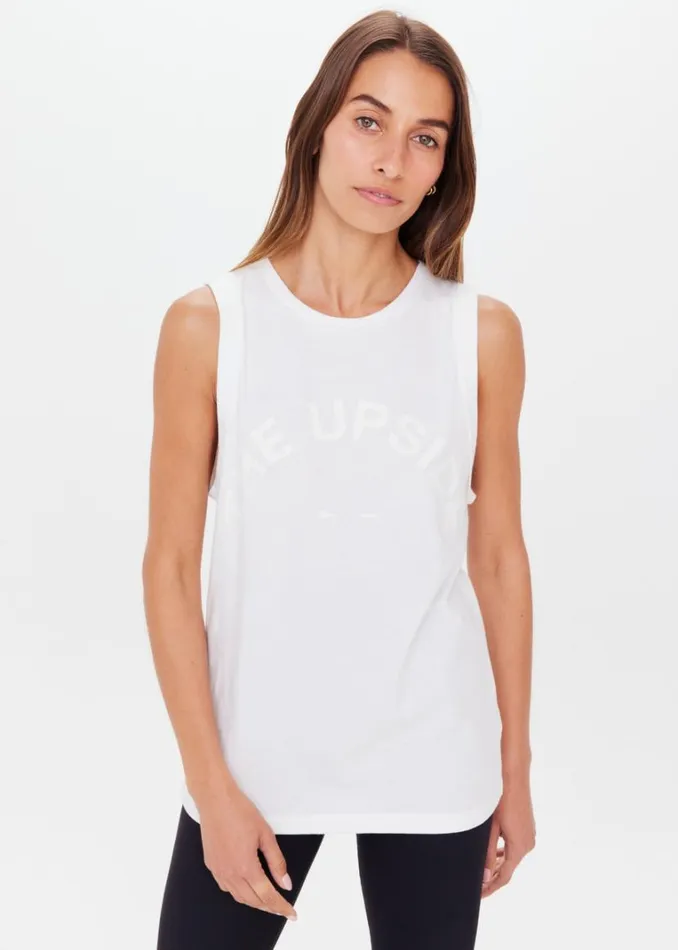 The Upside JEET TANK White Shop Shirts and Tanks The Upside JEET TANK White Shop Shirts and Tanks