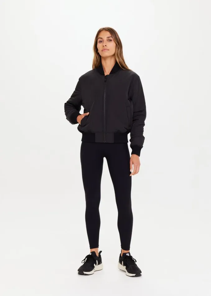 The Upside KITA BOMBER JACKET Black Shop Jackets and Coats The Upside KITA BOMBER JACKET Black Shop Jackets and Coats