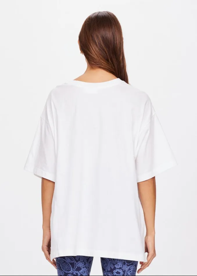 The Upside LAURA TEE White Shop Shirts and Tanks