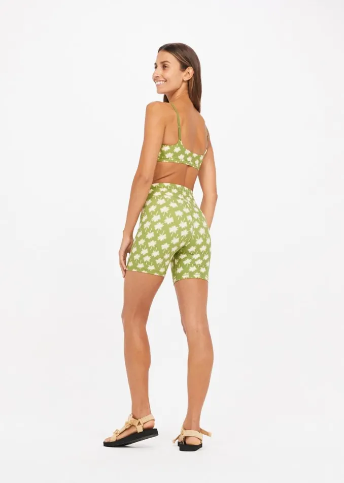 The Upside LOULU SPIN SHORT Kiwi Palm Shop Shorts The Upside LOULU SPIN SHORT Kiwi Palm Shop Shorts