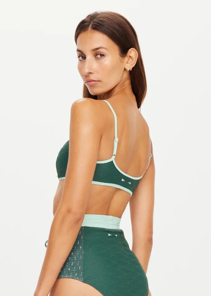 The Upside MAHINA GIA BRALETTE Pine Shop Swim Tops The Upside MAHINA GIA BRALETTE Pine Shop Swim Tops