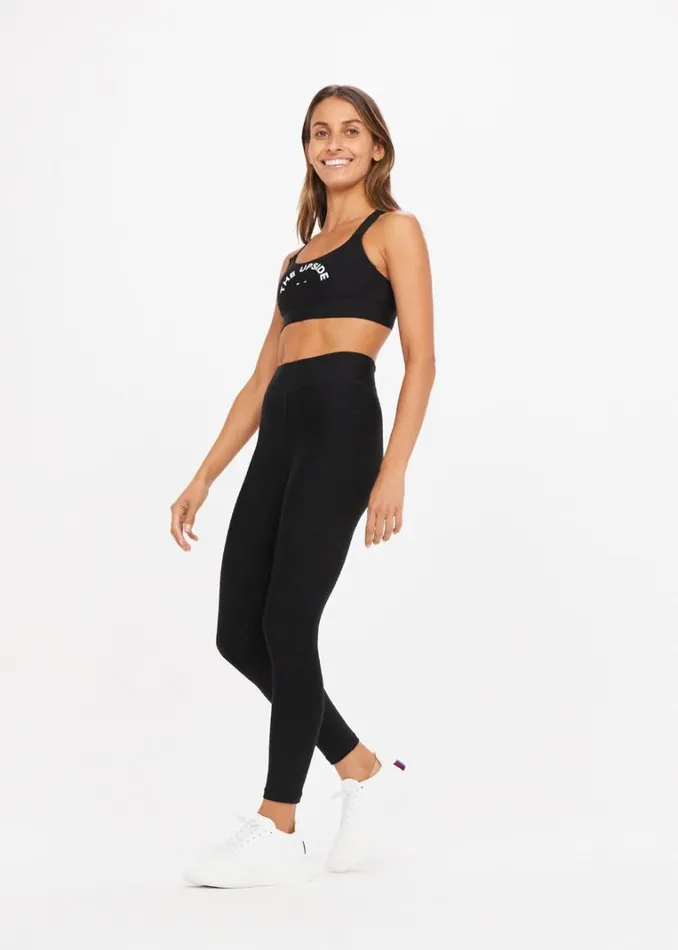 The Upside MATTE TECH PAOLA BRA W LOGO Black Shop Sports Bras The Upside MATTE TECH PAOLA BRA W LOGO Black Shop Sports Bras