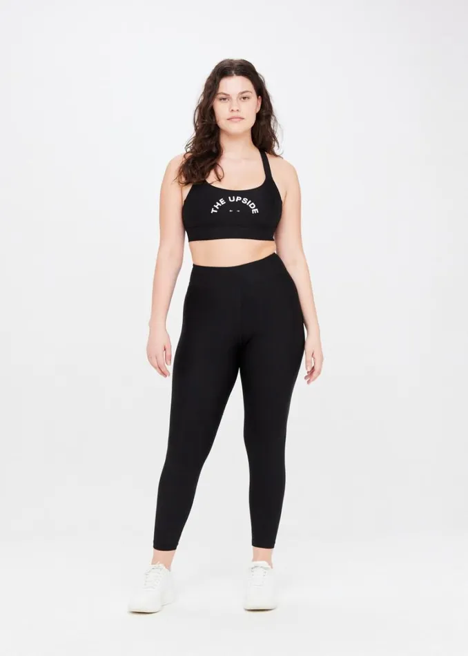 The Upside MATTE TECH PAOLA BRA W LOGO Black Shop Sports Bras The Upside MATTE TECH PAOLA BRA W LOGO Black Shop Sports Bras