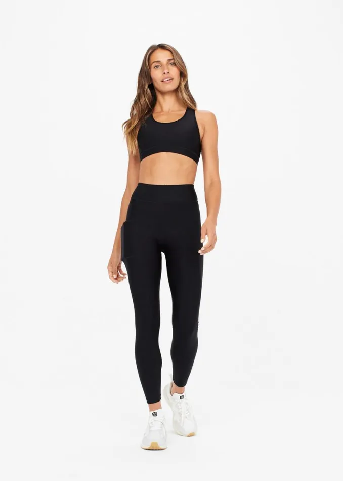 The Upside MATTE TECH POCKET MIDI PANT Black Shop Leggings The Upside MATTE TECH POCKET MIDI PANT Black Shop Leggings