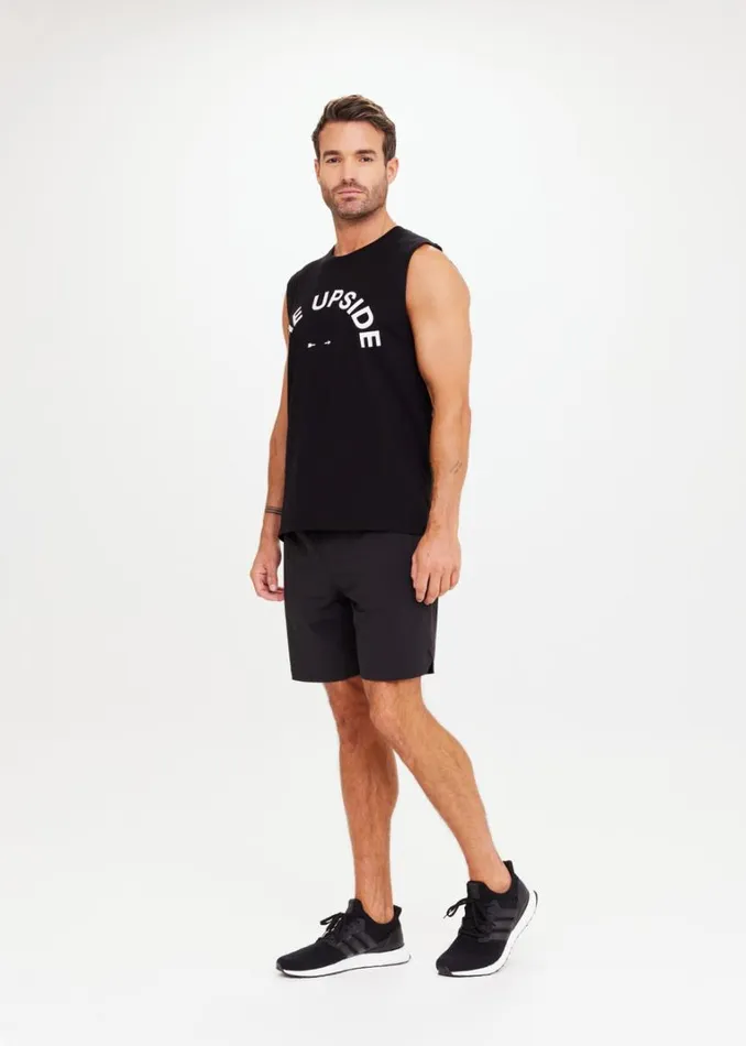 The Upside MENS MUSCLE TANK Black Shop Tops The Upside MENS MUSCLE TANK Black Shop Tops