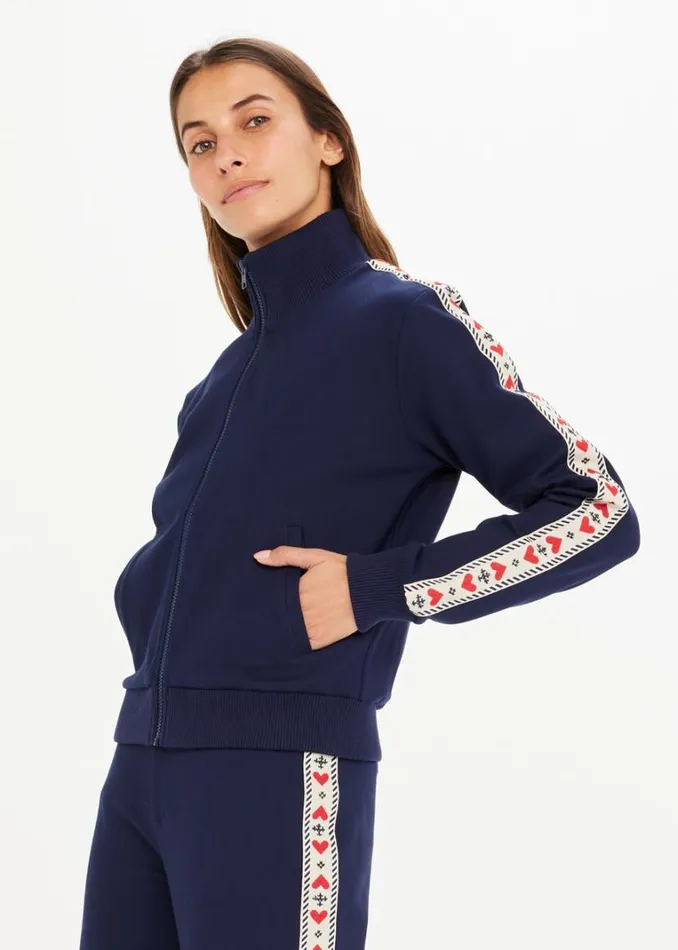 The Upside MERIBEL MARGOT JACKET Navy Shop Jackets and Coats The Upside MERIBEL MARGOT JACKET Navy Shop Jackets and Coats