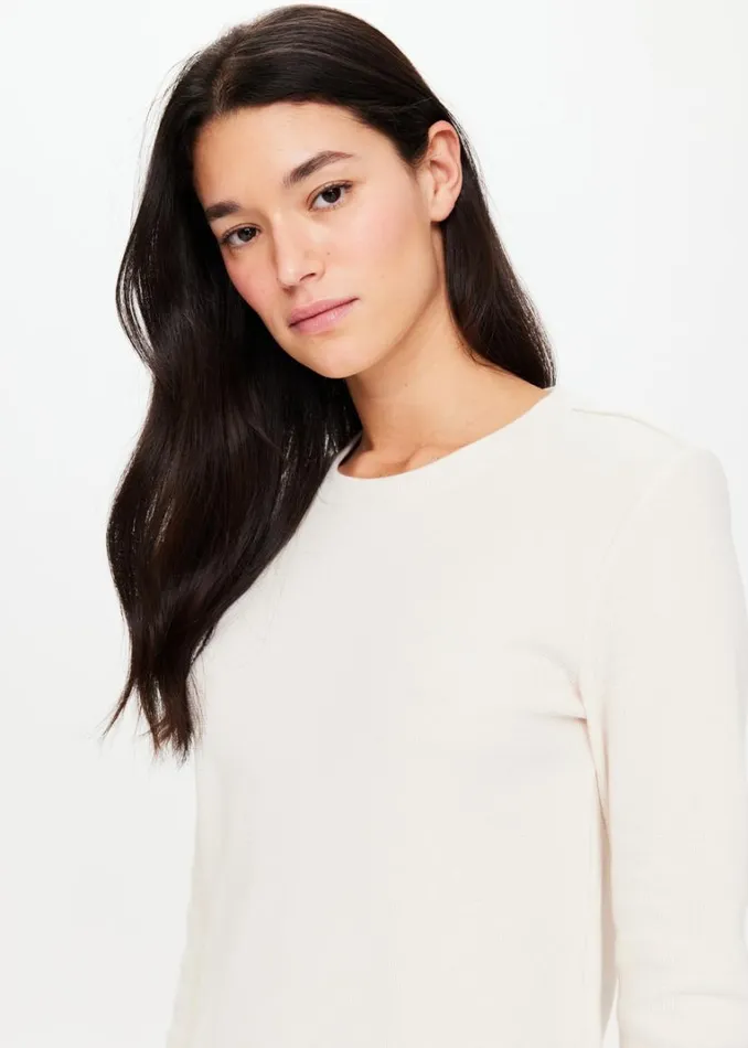 The Upside MILA LONG SLEEVE Bone Shop Shirts and Tanks The Upside MILA LONG SLEEVE Bone Shop Shirts and Tanks