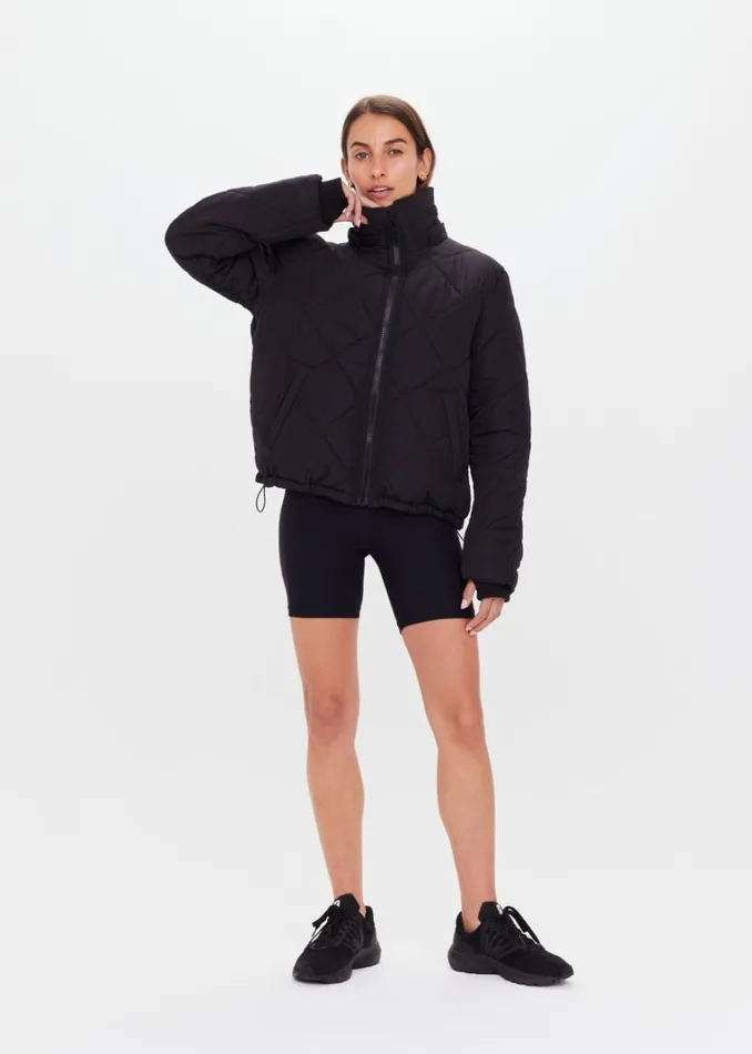 The Upside MONTANA INSULATED JACKET Black Shop Jackets and Coats