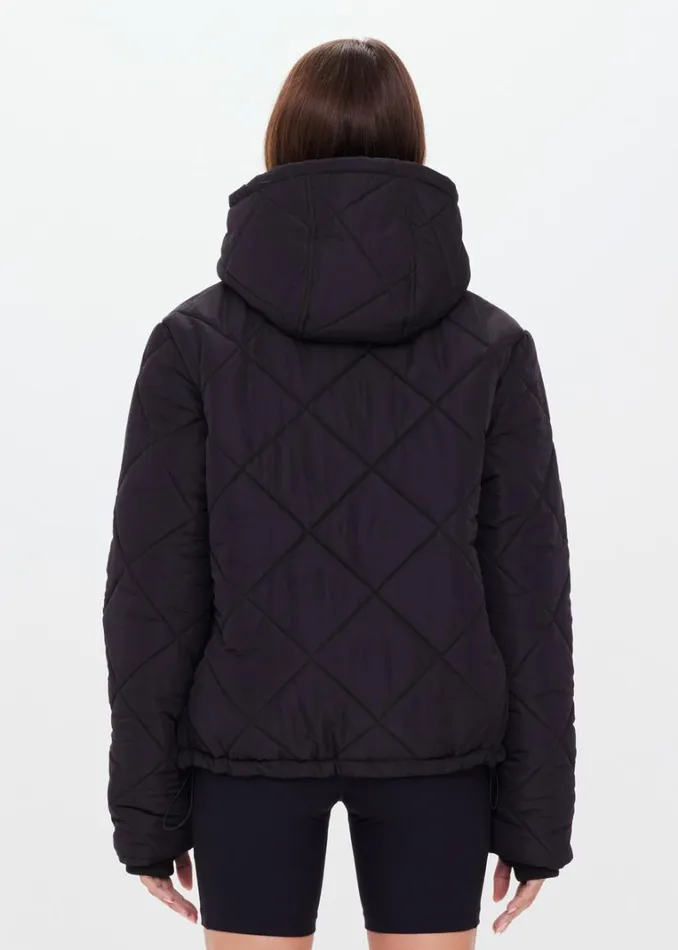 The Upside MONTANA INSULATED JACKET Black Shop Jackets and Coats