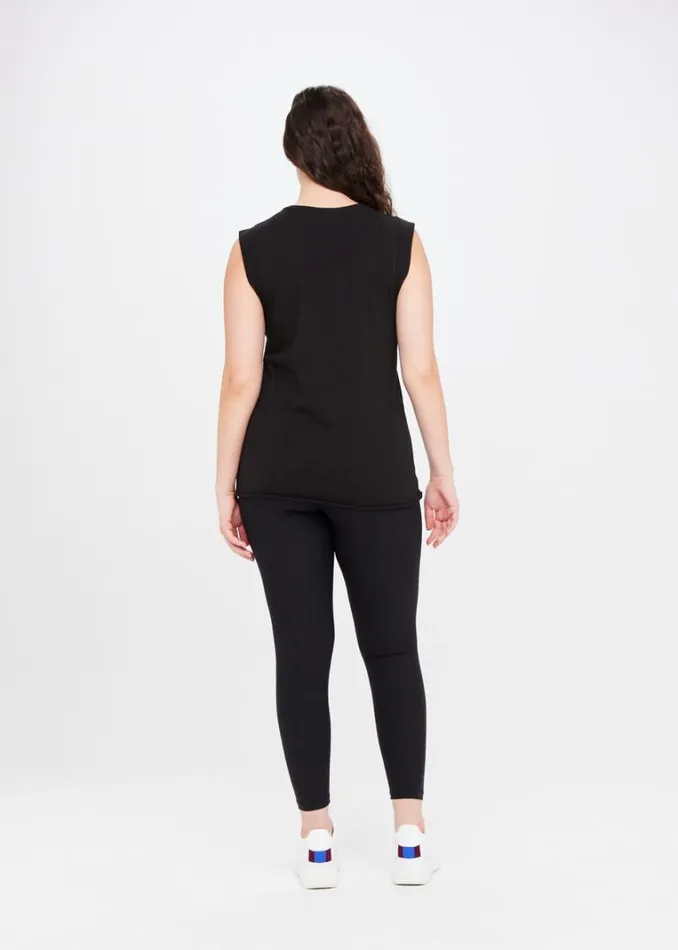 The Upside MUSCLE TANK Black Shop Shirts and Tanks