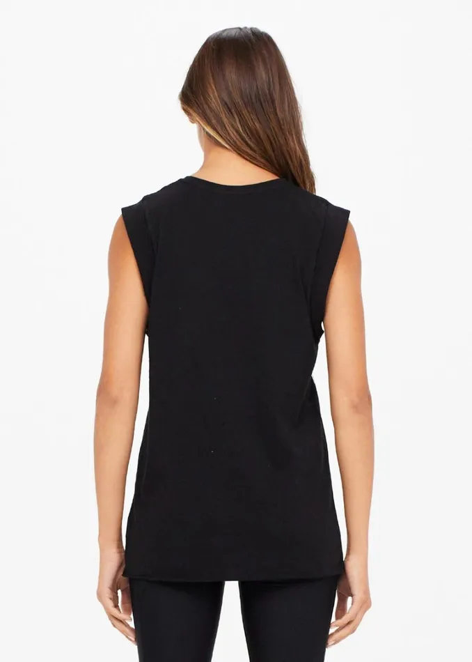 The Upside MUSCLE TANK Black Shop Shirts and Tanks