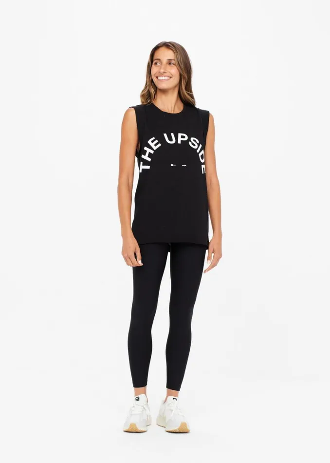 The Upside MUSCLE TANK Black Shop Shirts and Tanks