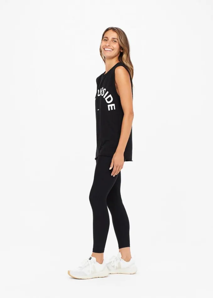 The Upside MUSCLE TANK Black Shop Shirts and Tanks