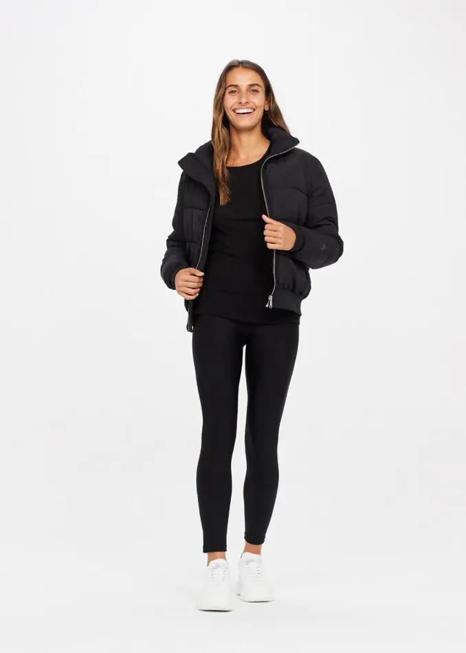 The Upside NARELI INSULATED JACKET Black Shop Jackets and Coats The Upside NARELI INSULATED JACKET Black Shop Jackets and Coats