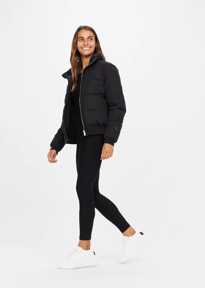 The Upside NARELI INSULATED JACKET Black Shop Jackets and Coats The Upside NARELI INSULATED JACKET Black Shop Jackets and Coats