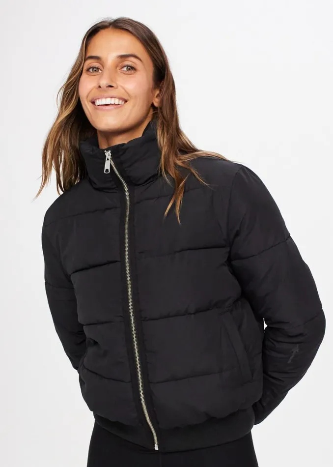 The Upside NARELI INSULATED JACKET Black Shop Jackets and Coats The Upside NARELI INSULATED JACKET Black Shop Jackets and Coats