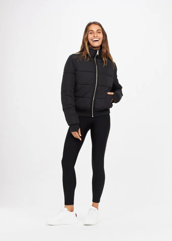 The Upside NARELI INSULATED JACKET Black Shop Jackets and Coats The Upside NARELI INSULATED JACKET Black Shop Jackets and Coats
