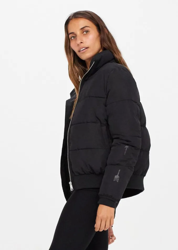 The Upside NARELI INSULATED JACKET Black Shop Jackets and Coats The Upside NARELI INSULATED JACKET Black Shop Jackets and Coats