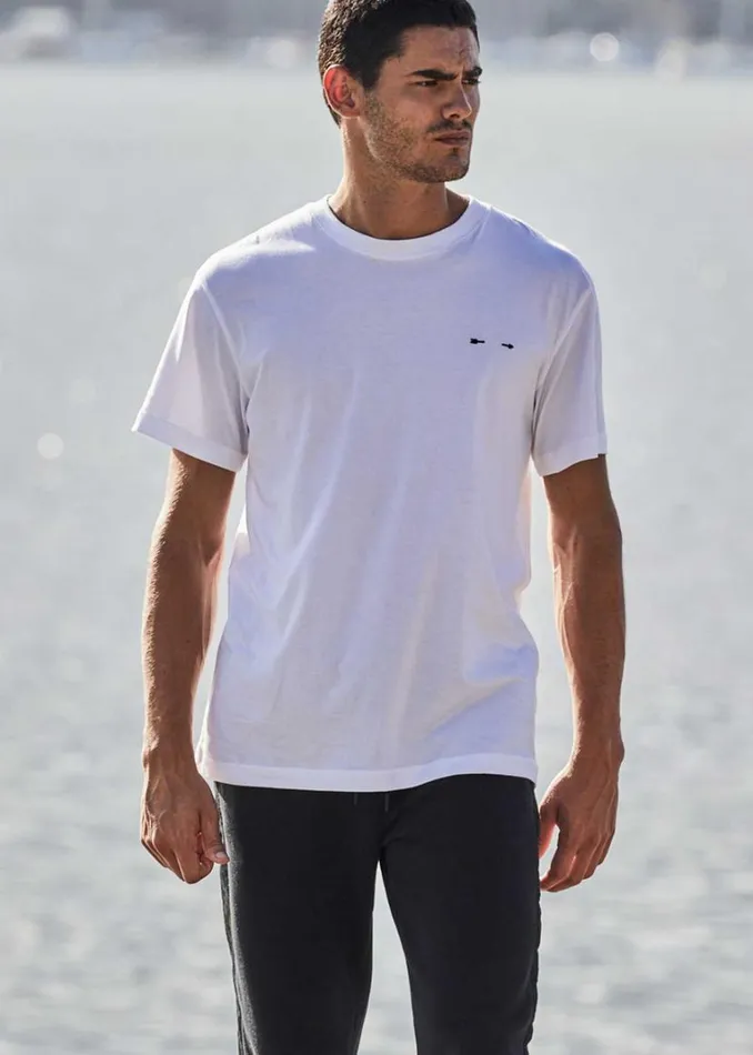 The Upside NEWMAN TEE White Shop Tops