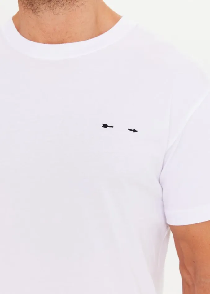 The Upside NEWMAN TEE White Shop Tops The Upside NEWMAN TEE White Shop Tops