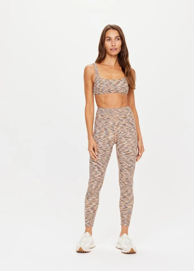 The Upside NIKA REVERSIBLE 25IN MIDI PANT Multi Shop Leggings