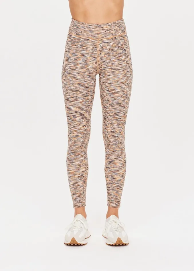 The Upside NIKA REVERSIBLE 25IN MIDI PANT Multi Shop Leggings