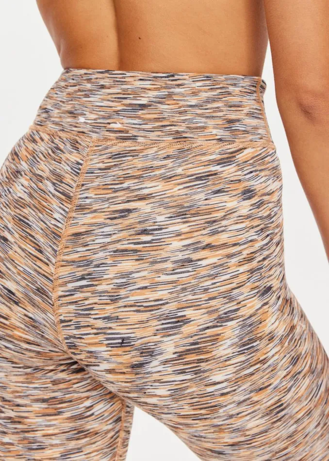 The Upside NIKA REVERSIBLE 25IN MIDI PANT Multi Shop Leggings