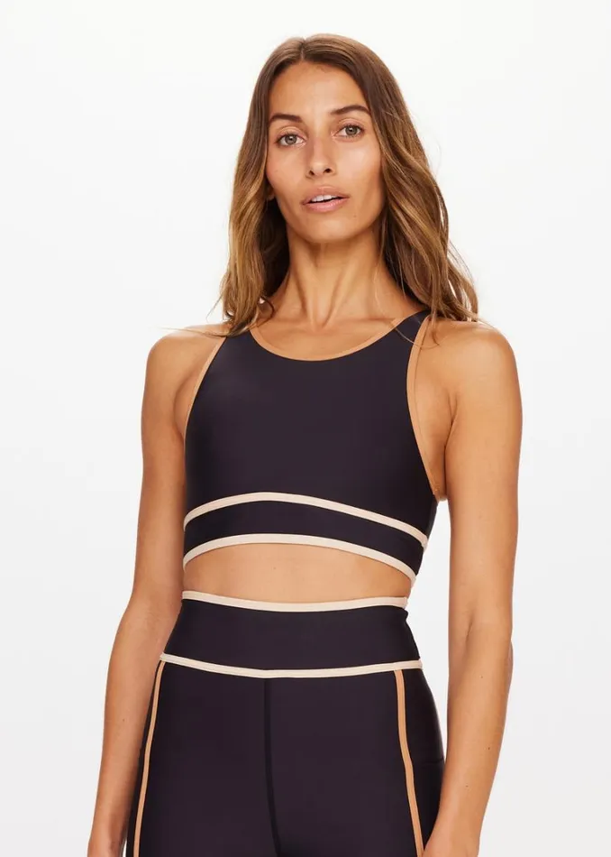 The Upside NORTHSTAR NORA BRA Black Shop Sports Bras