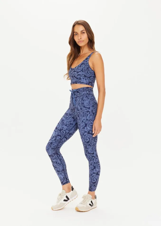 The Upside NOUVEAUX CANDICE CROP Paisley Shop Sports Bras