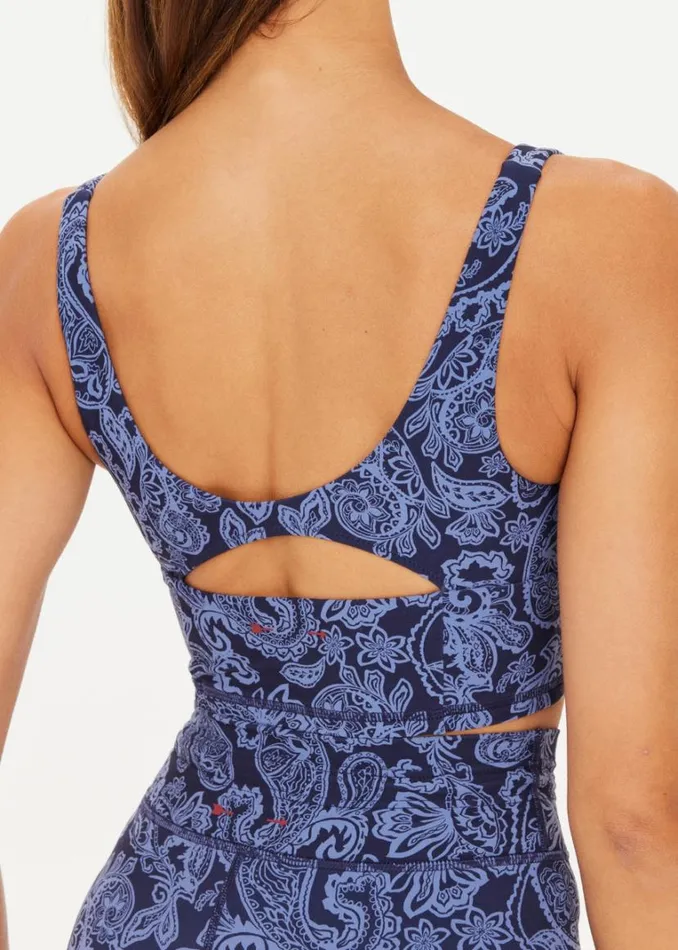 The Upside NOUVEAUX CANDICE CROP Paisley Shop Sports Bras