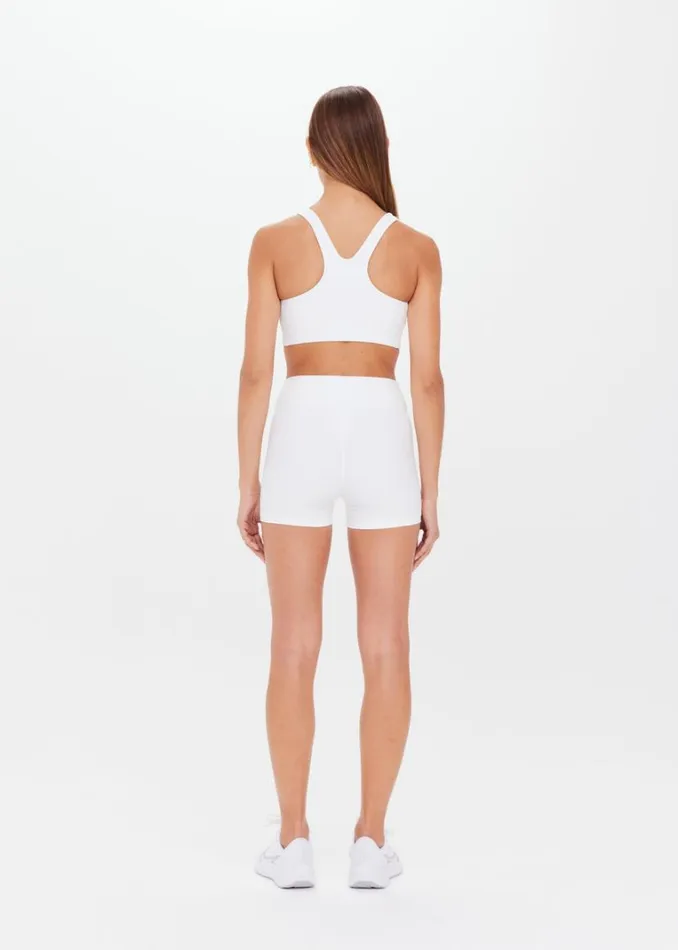 The Upside PEACHED 25IN SPIN SHORT White Shop Shorts The Upside PEACHED 25IN SPIN SHORT White Shop Shorts