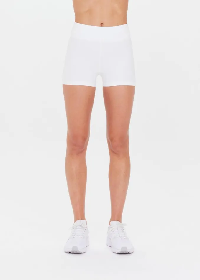 The Upside PEACHED 25IN SPIN SHORT White Shop Shorts The Upside PEACHED 25IN SPIN SHORT White Shop Shorts
