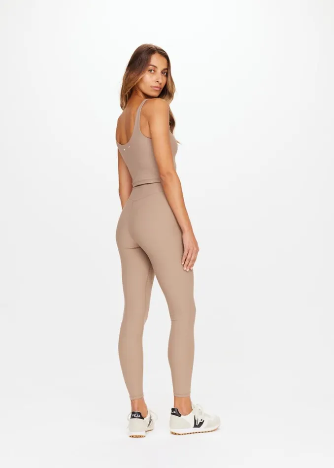 The Upside PEACHED 25IN HIGH MIDI PANT Mushroom Shop Leggings The Upside PEACHED 25IN HIGH MIDI PANT Mushroom Shop Leggings