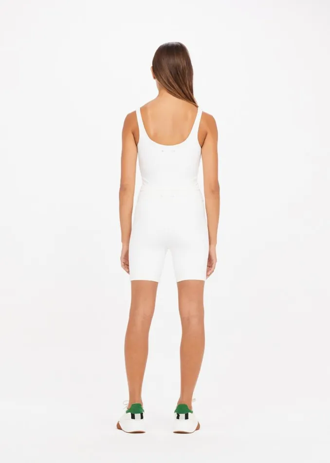 The Upside PEACHED 6IN SPIN SHORT White Shop Shorts The Upside PEACHED 6IN SPIN SHORT White Shop Shorts