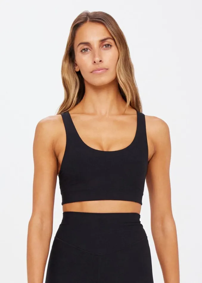 The Upside PEACHED JADE BRA Black Shop Sports Bras The Upside PEACHED JADE BRA Black Shop Sports Bras