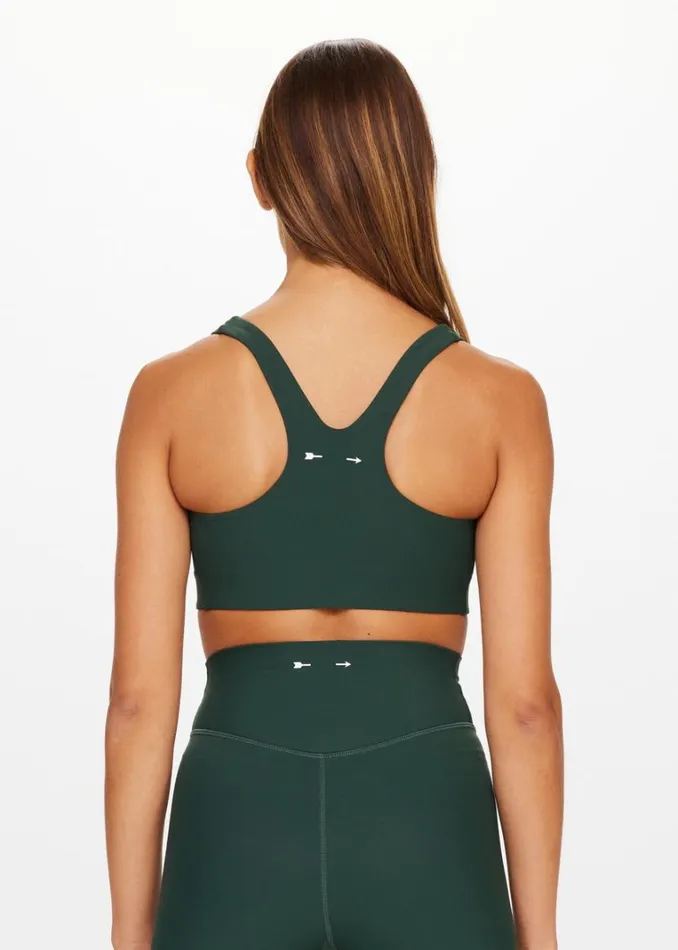 The Upside PEACHED JADE BRA British Racing Green Shop Sports Bras The Upside PEACHED JADE BRA British Racing Green Shop Sports Bras