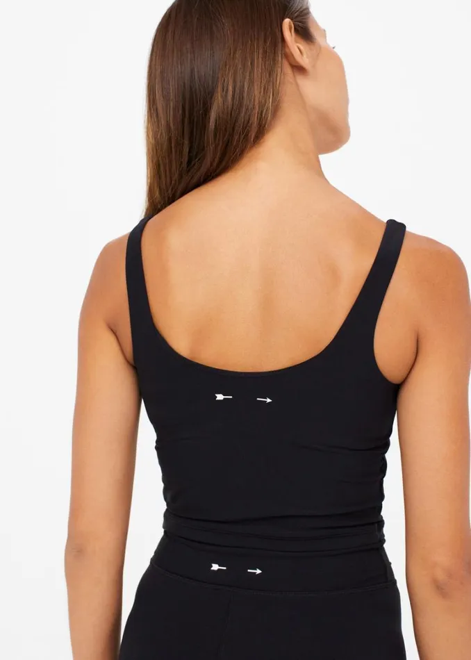 The Upside PEACHED TESS CROP Black Shop Sports Bras The Upside PEACHED TESS CROP Black Shop Sports Bras