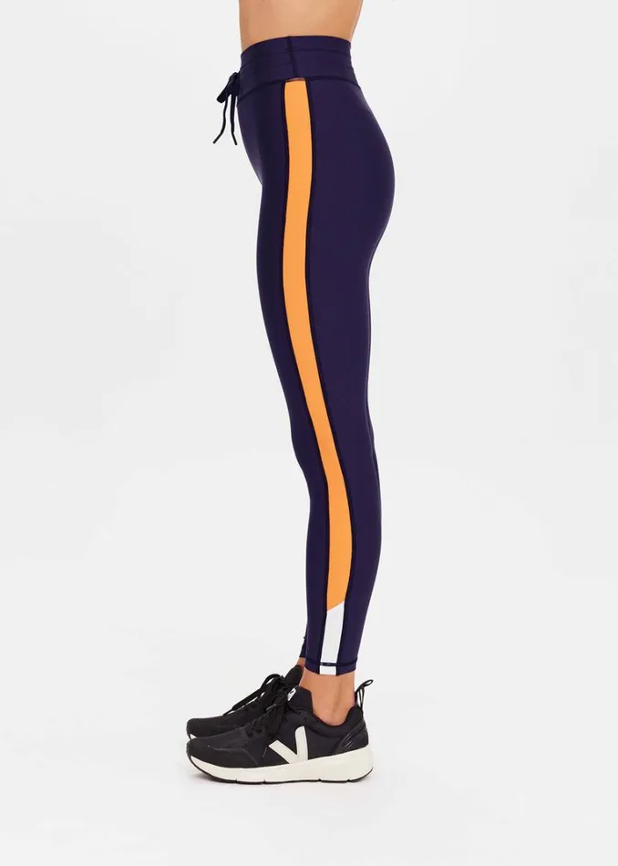 The Upside PHOENIX 25IN MIDI PANT Navy Shop Leggings The Upside PHOENIX 25IN MIDI PANT Navy Shop Leggings