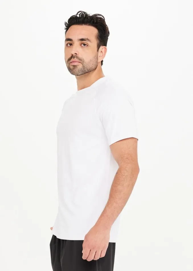 The Upside QUICK DRY DEAN TEE White Shop Tops The Upside QUICK DRY DEAN TEE White Shop Tops