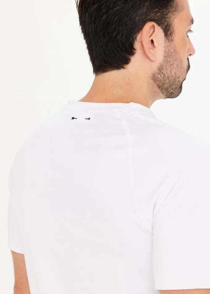 The Upside QUICK DRY DEAN TEE White Shop Tops The Upside QUICK DRY DEAN TEE White Shop Tops