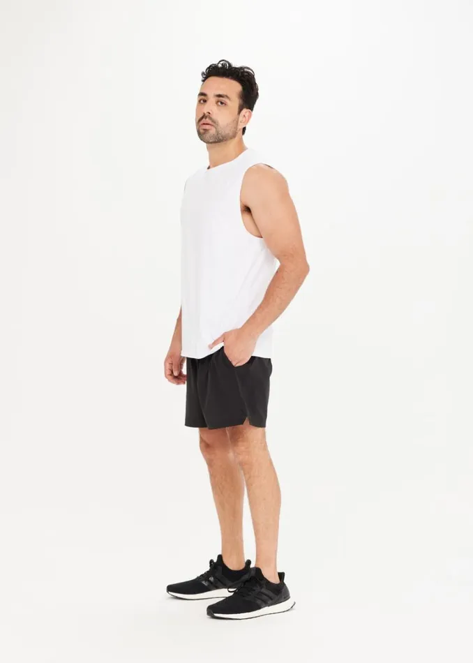 The Upside QUICK DRY KEANU MUSCLE TANK White Shop Tops The Upside QUICK DRY KEANU MUSCLE TANK White Shop Tops