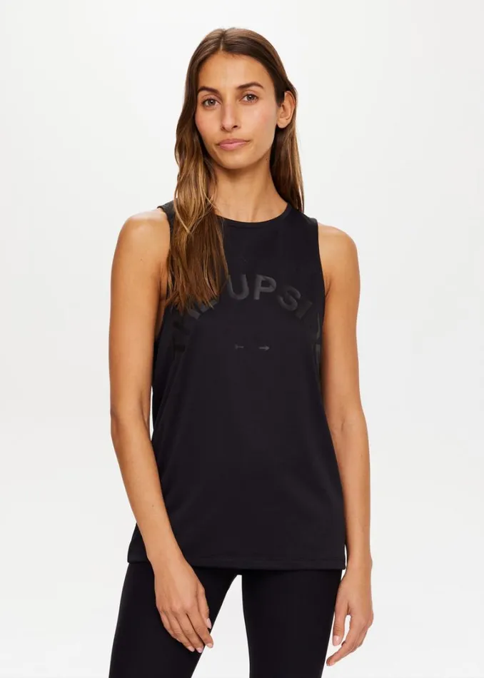 The Upside QUICK DRY SARAH TANK Black Shop Shirts and Tanks